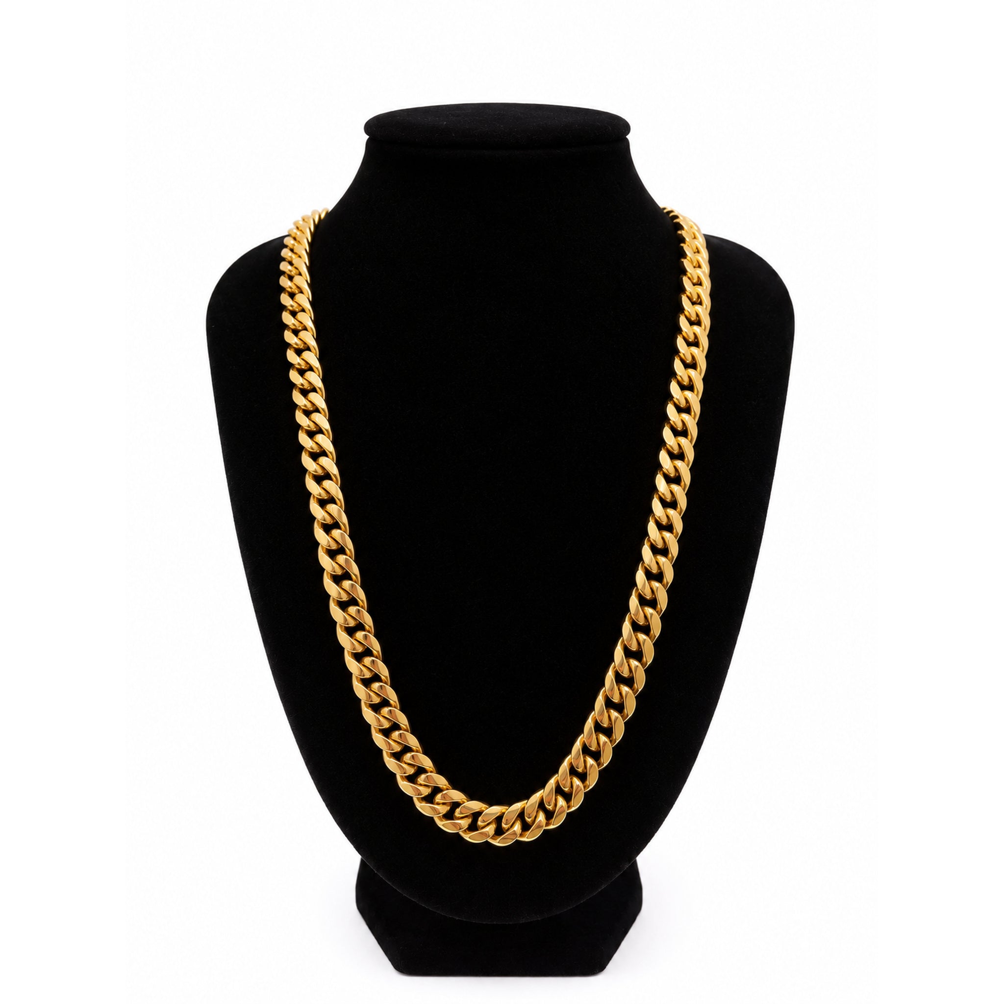 Cuban Link Necklace – Gold Tone