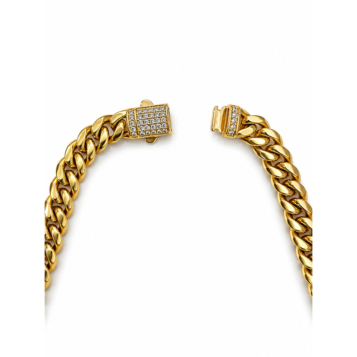 Cuban Link Necklace – Gold Tone